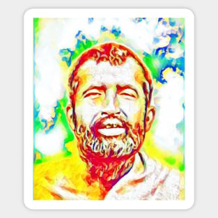 Ramakrishna Colourful Portrait | Ramakrishna Artwork 10 Sticker